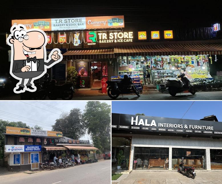 The exterior of TR STORE Trikaripur