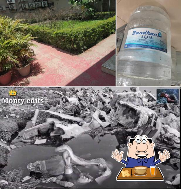 The photo of food and exterior at Shobhas Guest House & Restaurant