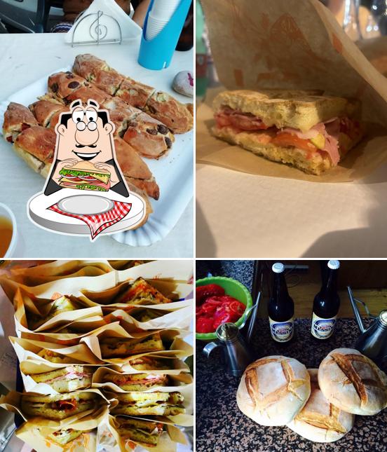 Club sandwich al Il Sambuco PANE CUNZATU