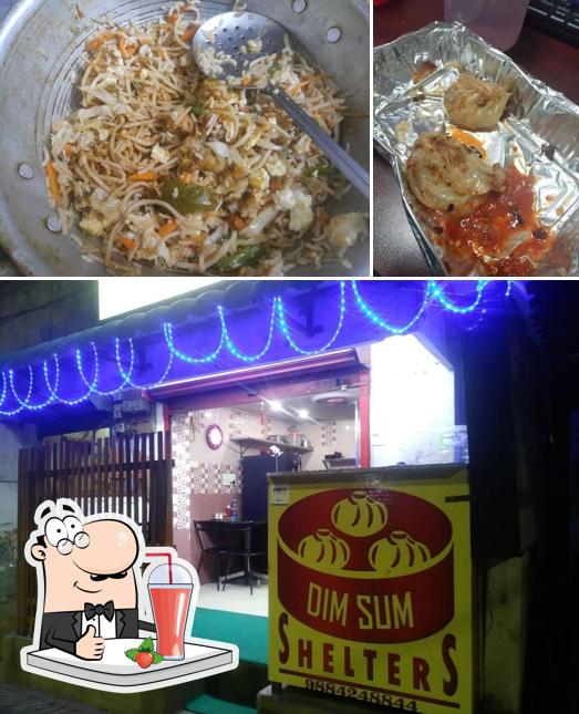 Enjoy a beverage at Dim Sum Shelters