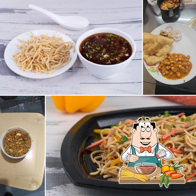 Spaghetti bolognese at OM SAI FAST FOOD