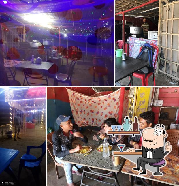 The interior of Rehan Biryani Dhaba