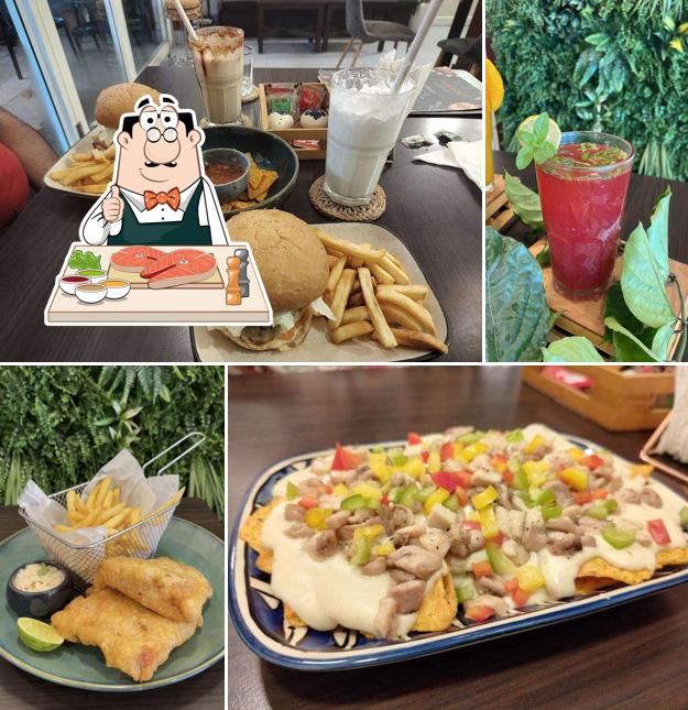 Fish and chips at Ya Burger Cafe