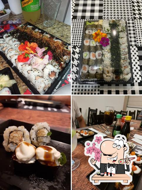 Presenteie-se com sushi no Restaurante Japonês - SUSHI 77