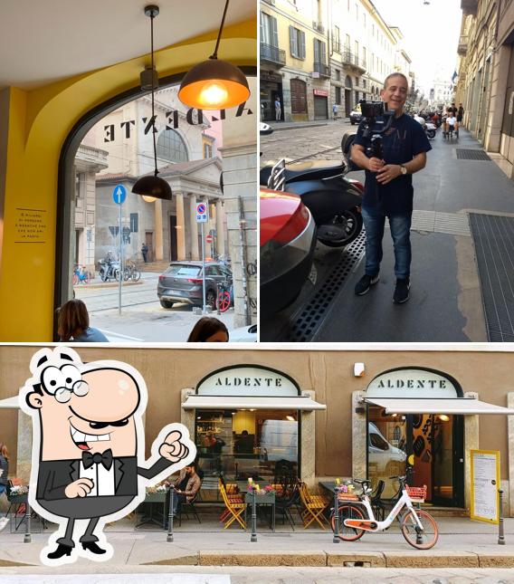 Gli esterni di ALDENTE Pastabar - Cordusio