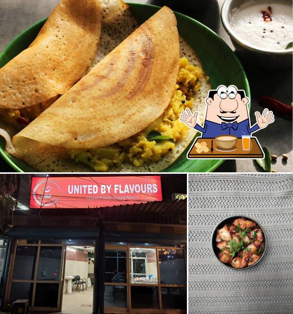 The image of United By Flavours’s food and interior