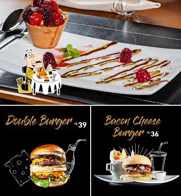 Comida em Restaurante Champagne