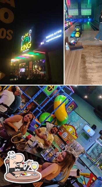 Comida em King Boliche Bar