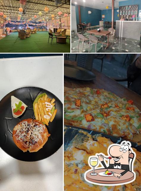 Take a look at the photo displaying food and interior at Mystic Brew House