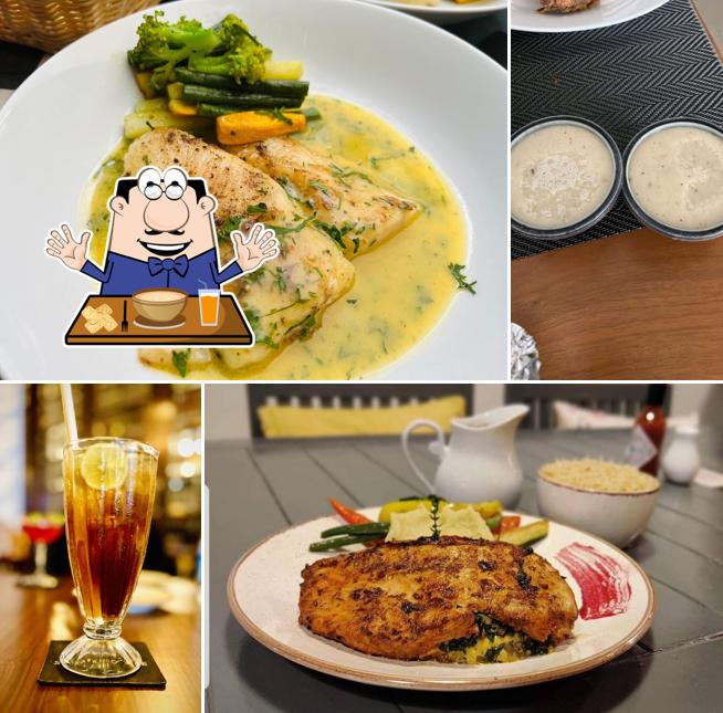 Clam chowder at Steakhouse Bar and Grill