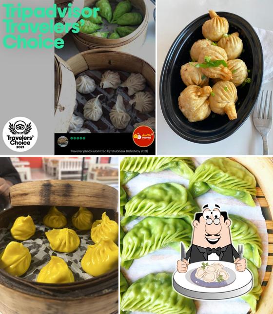 Dumplings at Shuffle Momos