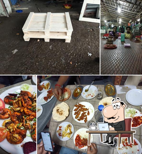 The interior of Om Sai Dhaba