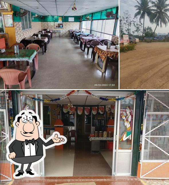 Check out the photo showing interior and exterior at Deepshika Restaurant