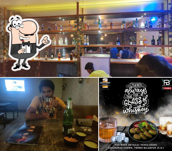 The restaurant's interior and beverage