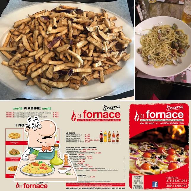 Cibo al Pizzeria "La FORNACE"