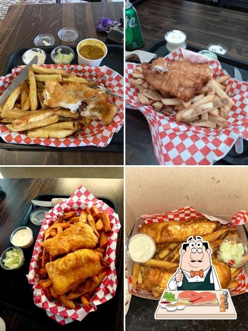 Poisson frites à Wee Scots Fish and Chippy