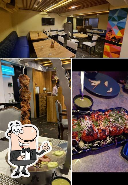 Take a seat at one of the tables at Fusion Ville