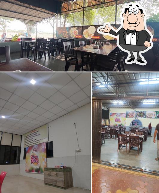 The interior of Ambika Mutton Bhakri And Biryani House