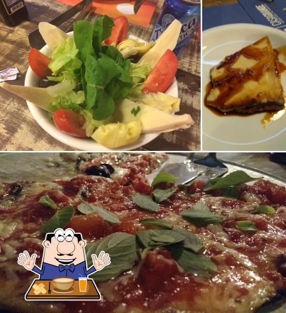 Platos en Don Matraconni Pizzeria