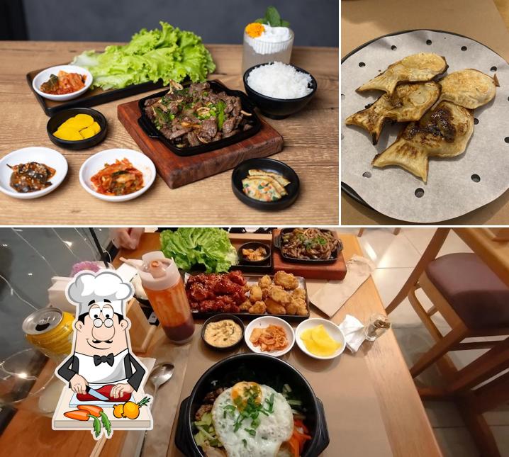 Bibimbap em Namsan Korean Bar