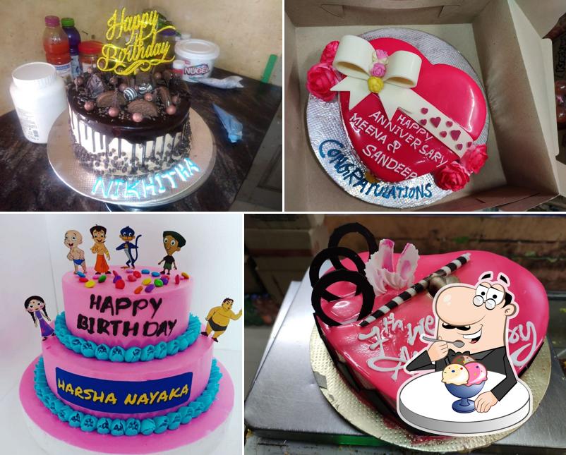 Vasavi bakery serves a selection of desserts