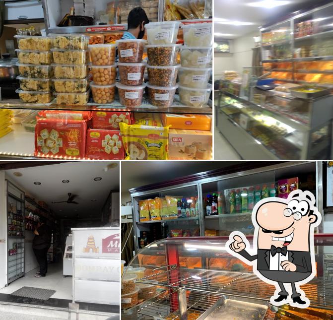 The interior of Vikash Mithai Mandir