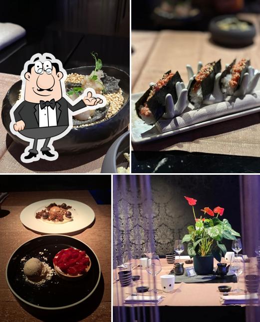 Gli interni di YU restaurant