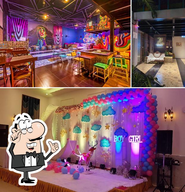 The interior of Backyard Palms