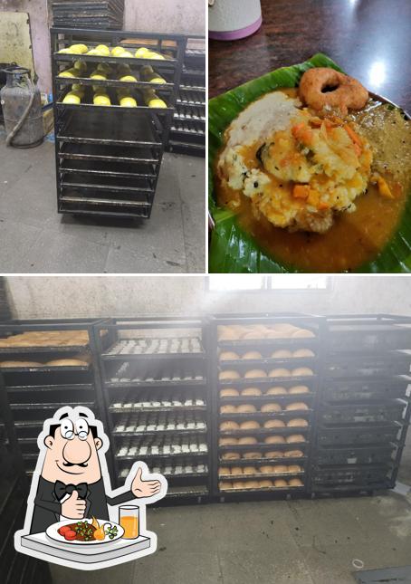 This is the image displaying food and interior at Salem suriya hotel