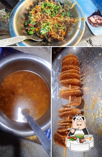 Hot and sour soup at Sharma Fast Food Corner