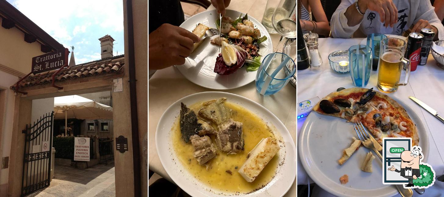 Gli esterni di Trattoria Santa Lucia