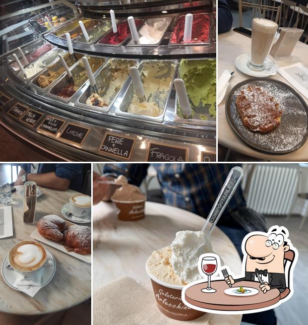 Platti al Gelateria Arlecchina