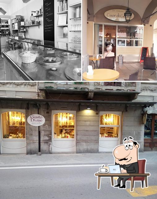 Gli interni di Cuor di Gelato