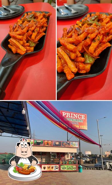 Check out the picture displaying food and exterior at PRINCE RESTAURANT AND HOTELS