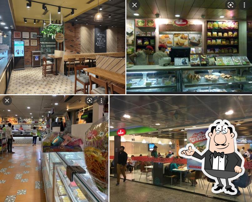 The interior of Haldiram's - MGF Metropolitan Mall