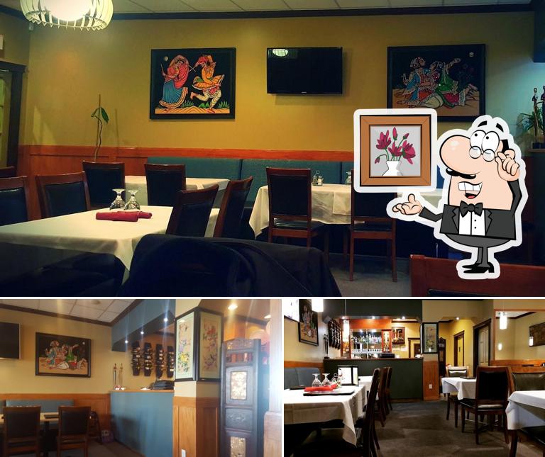 L'intérieur de Guru india restaurant