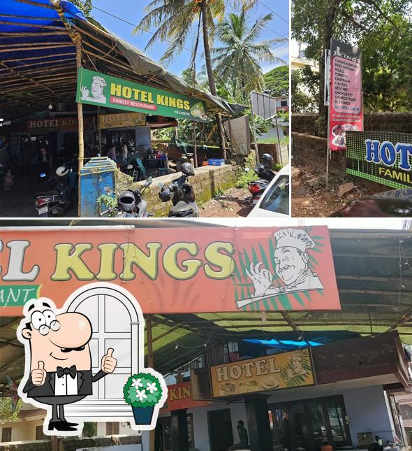Check out how Hotel Kings Family Restaurant looks outside