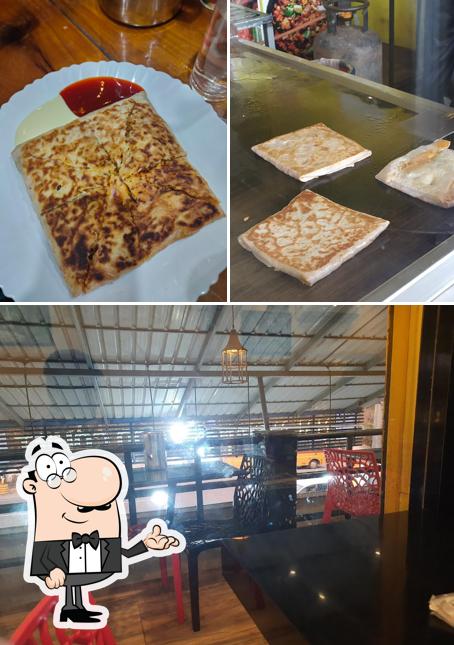 The interior of Malaysian Food Court