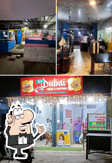 The photo of interior and exterior at New Dubai Hotel & Fast Food