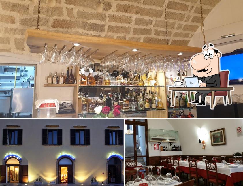 Gli interni di Al Pescatore Ristorante