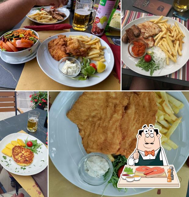Fish and chips al Restavracija Alp