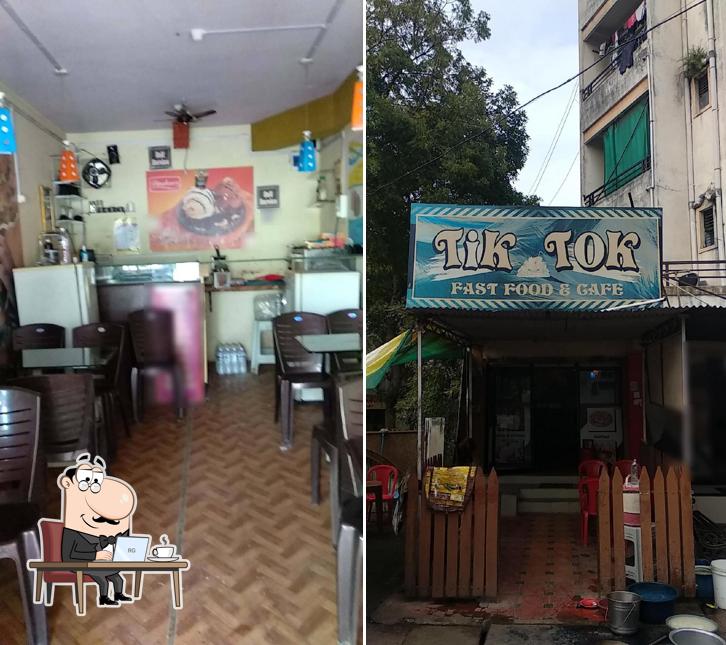 The interior of Tik Tok Cafe And Fast Food