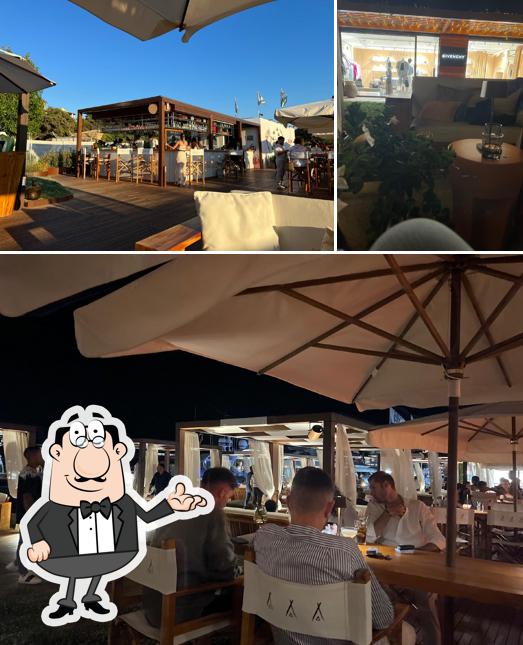 Gli interni di Nikki Beach