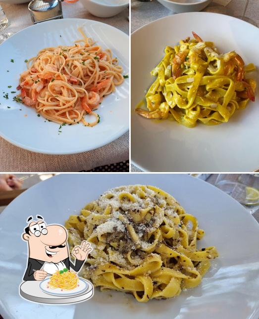 Spaghetti alla carbonara al Hosteria La Corte