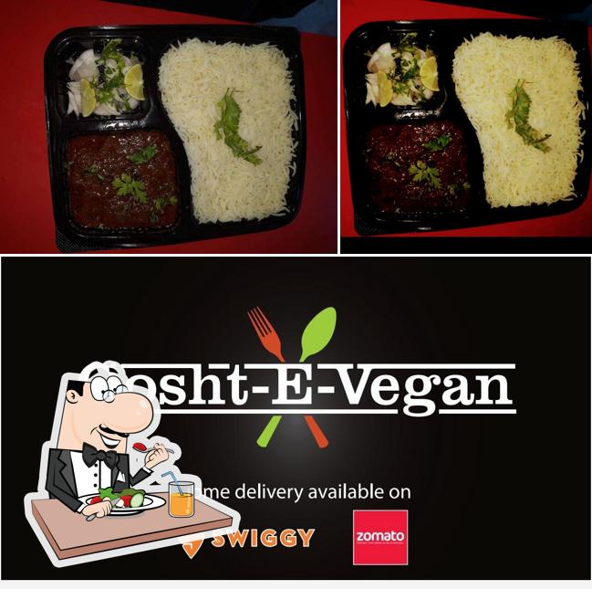 Food at Gosht-e-vegan