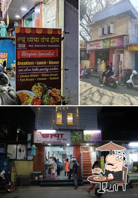 The exterior of New Chhaya Lunch Home
