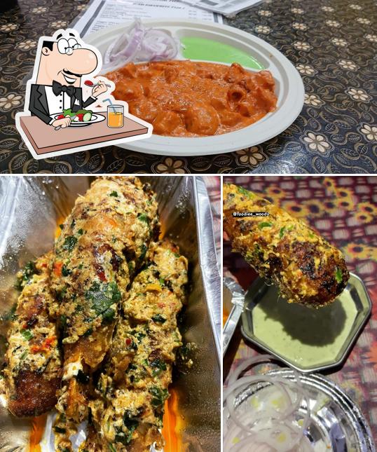 Food at Sardar ji malai chap Wale