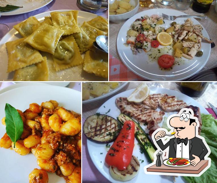 Platti al Bar Trattoria Da Monique