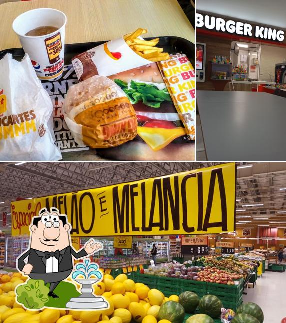 O exterior do Burger King