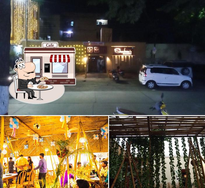 The exterior of Shaukeens Restaurant and cafe